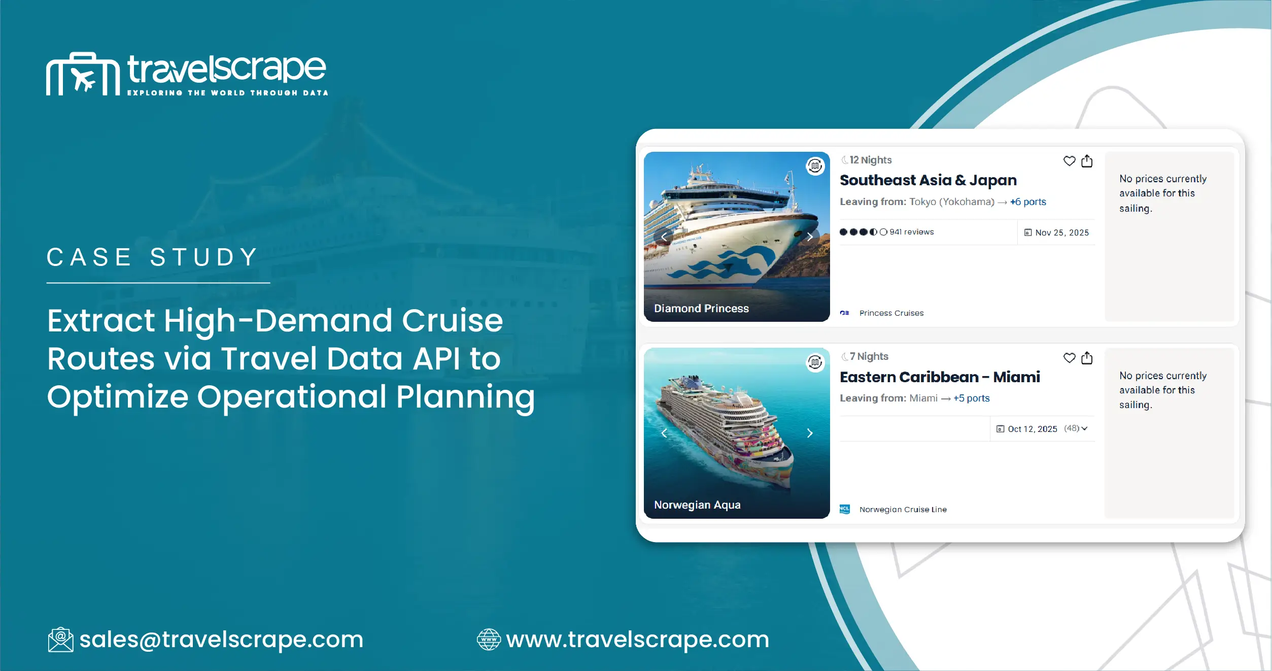 Case Study Extract High-Demand Cruise Routes via Travel Data API
